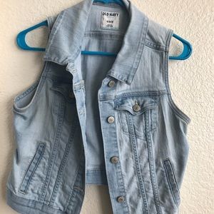 Old navy denim vest